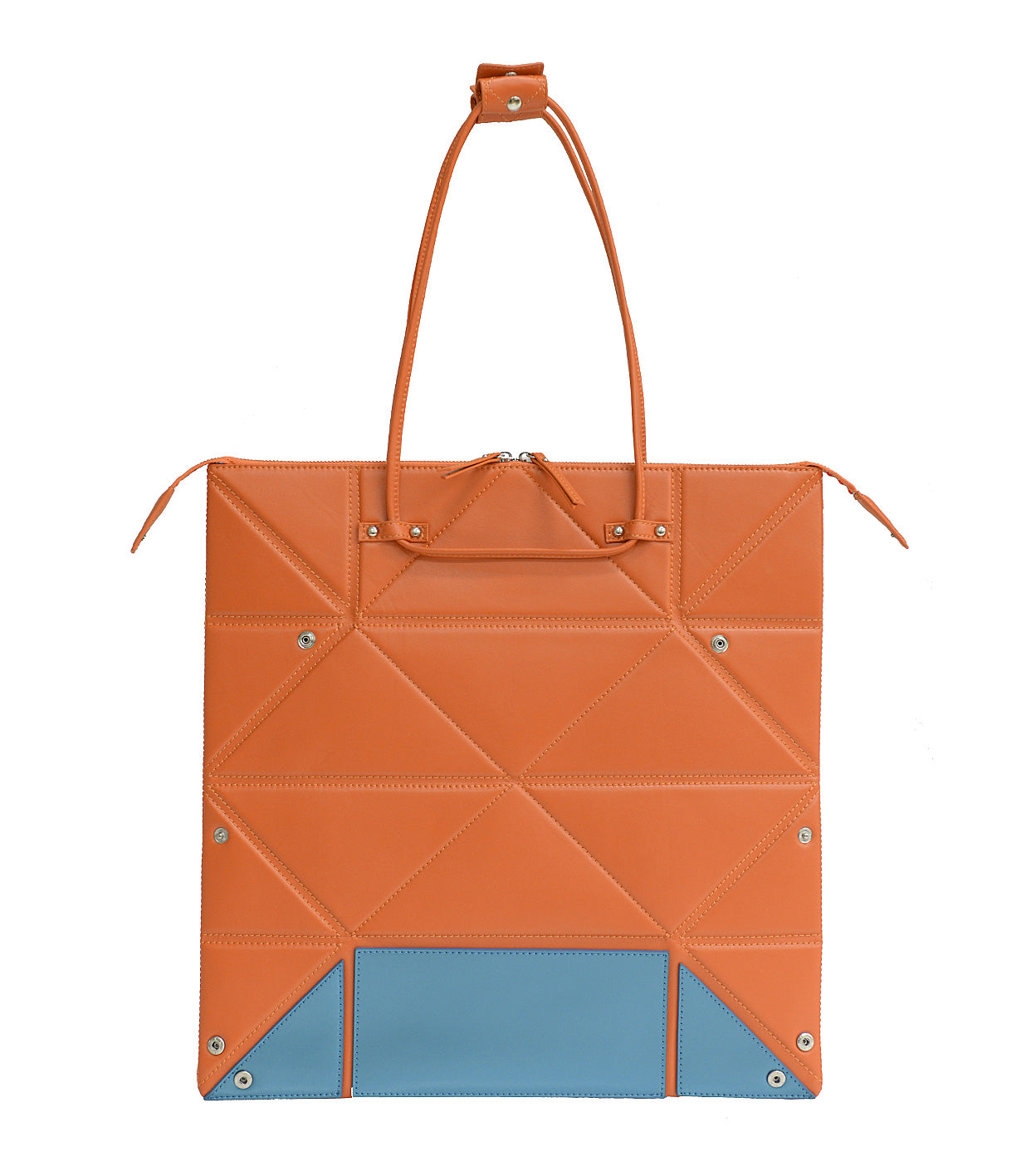 luxury origami handbag#color_orange