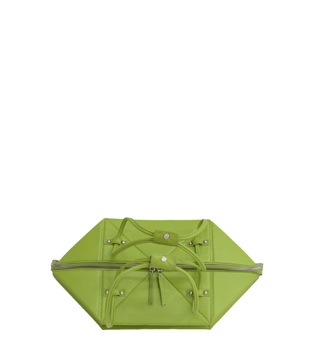 luxury origami handbag #color_green