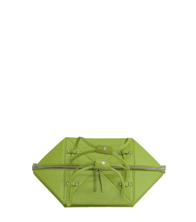 luxury origami handbag #color_green
