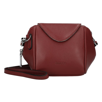 Cute Leather Flap Pochette with Shoulder Strap