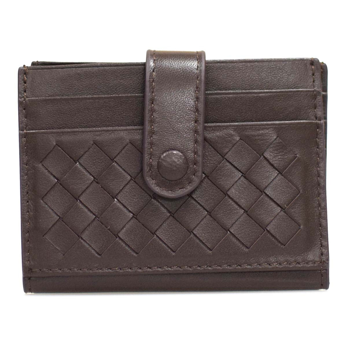 Goat Leather Mesh Card Case