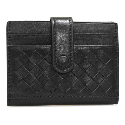 Goat Leather Mesh Card Case