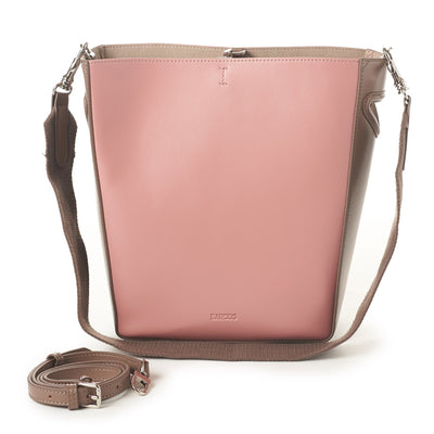 Smooth Leather Shoulder Bag (Bucket Design)