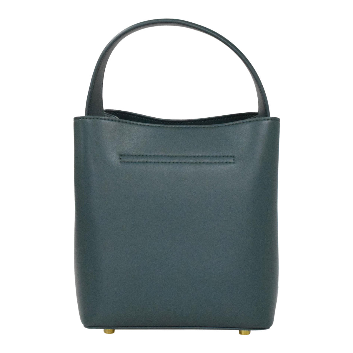 Leather and Suede Handbag with Shoulder Strap
