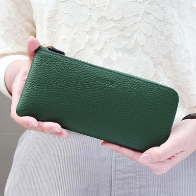 Emma L-shaped Leather Good Luck Wallet