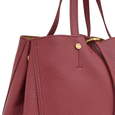 2 Way Shrink Leather Handbag
