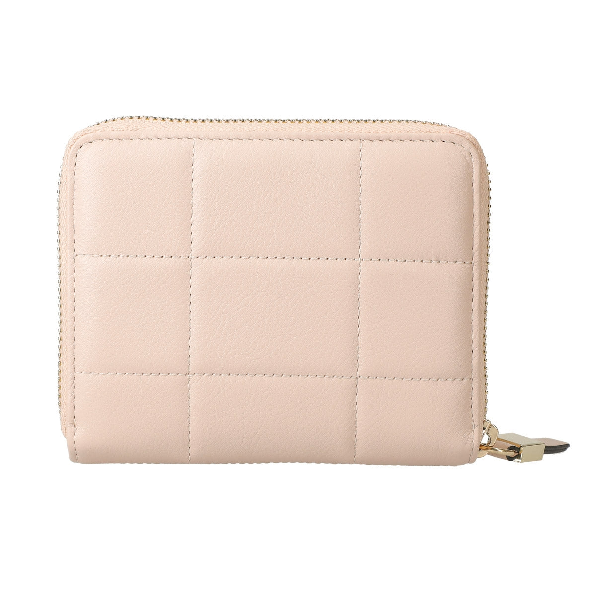 Squared Quilted Leather Wallet