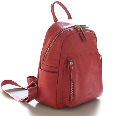 Shrink Leather Backpack and Long Wallet Bundle
