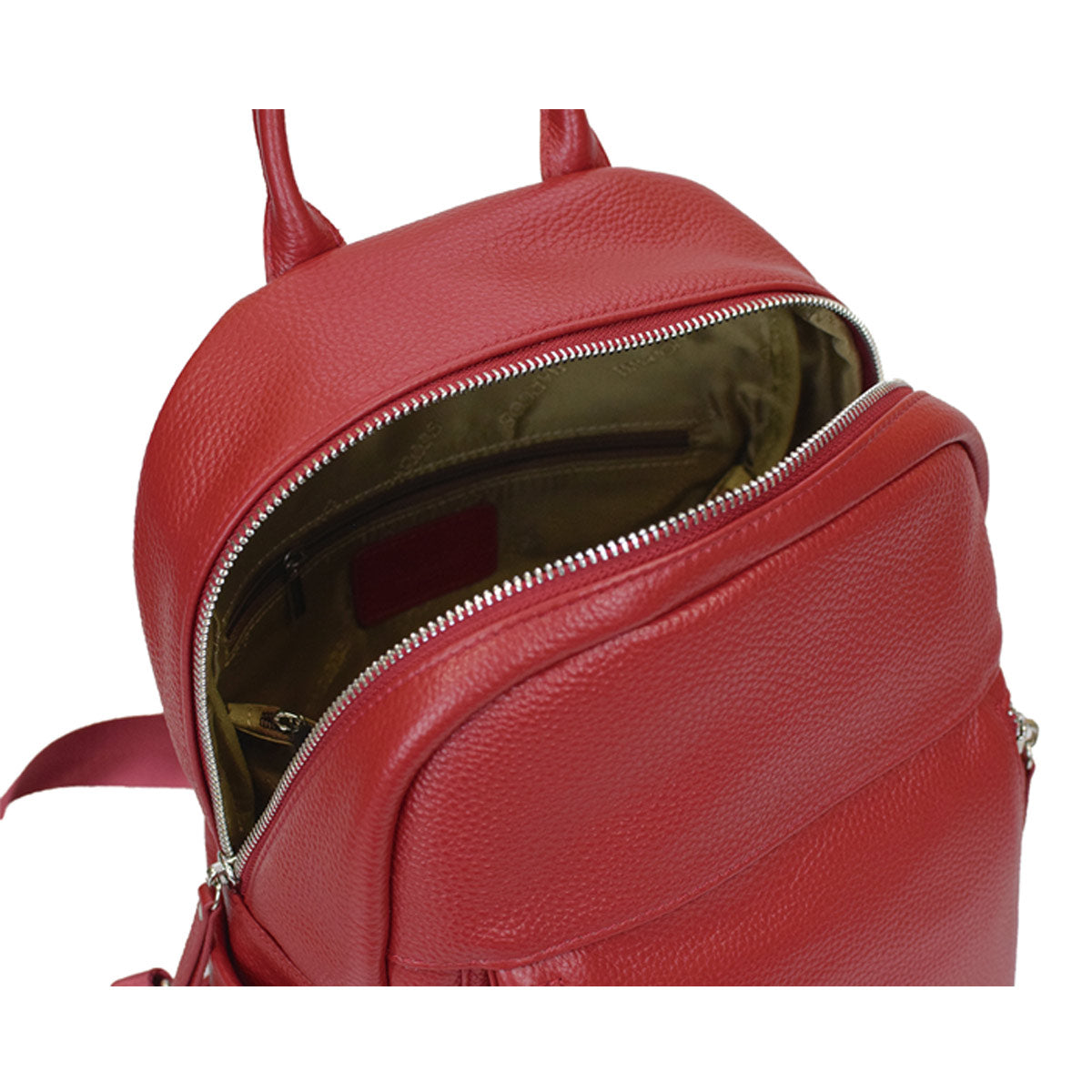 Shrink Leather Backpack and Long Wallet Bundle