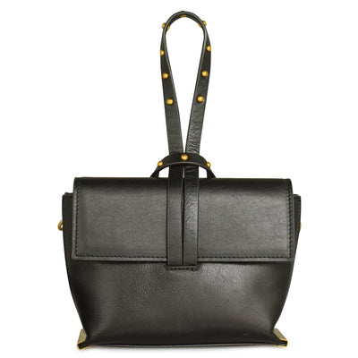 Leather Shoulder Bag with Sleek Design