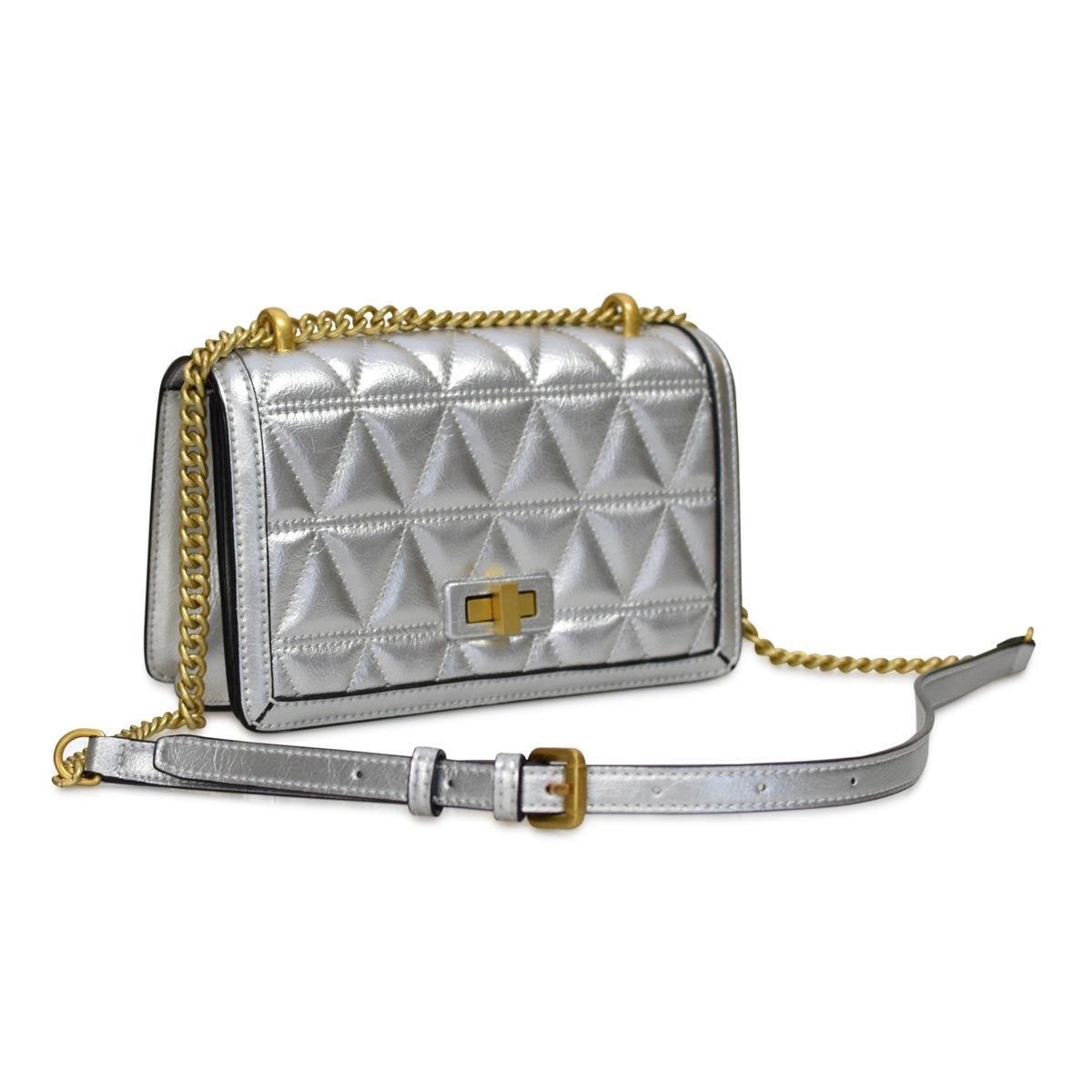Quilted Goat Leather Pochette