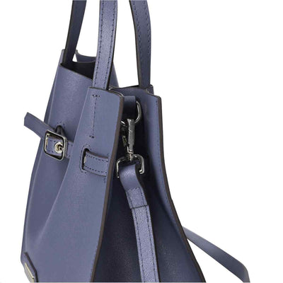 2 Way Leather Handbag with Cute Belt Design